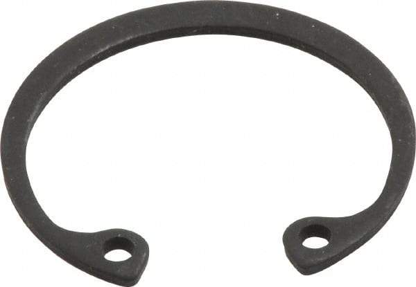 Value Collection - 1-1/16" Nominal, 0.05" Thick, Phosphate Finish, Spring Steel Snap Internal Retaining Ring - 0.056" Groove Width, 0.034" Groove Depth, 1.13" Groove Diam - Eagle Tool & Supply
