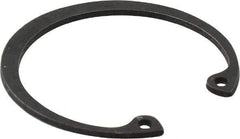 Value Collection - 1-1/4" Nominal, 0.05" Thick, Phosphate Finish, Spring Steel Snap Internal Retaining Ring - 0.056" Groove Width, 0.04" Groove Depth, 1.33" Groove Diam - Eagle Tool & Supply