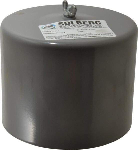 Made in USA - 1" Port, 6" High x 6" Wide, FRL Filter - 35 SCFM, 220°F Max - Eagle Tool & Supply