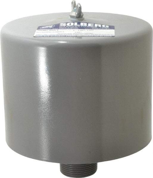 Made in USA - 1-1/4" Port, 6" High x 6" Wide, FRL Filter - 80 SCFM, 220°F Max - Eagle Tool & Supply