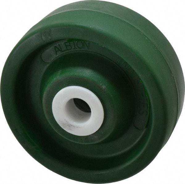 Albion - 5 Inch Diameter x 2 Inch Wide, Polyurethane Caster Wheel - 1,000 Lb. Capacity, 2-3/16 Inch Hub Length, 3/4 Inch Axle Diameter, Delrin Bearing - Eagle Tool & Supply