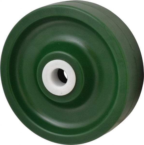 Albion - 6 Inch Diameter x 2 Inch Wide, Polyurethane Caster Wheel - 1,000 Lb. Capacity, 2-3/16 Inch Hub Length, 3/4 Inch Axle Diameter, Delrin Bearing - Eagle Tool & Supply