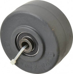 Albion - 4 Inch Diameter x 2 Inch Wide, Polyurethane Caster Wheel - 1,400 Lb. Capacity, 2-7/16 Inch Hub Length, 1/2 Inch Axle Diameter, Precision Ball Bearing - Eagle Tool & Supply