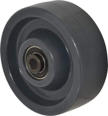 Albion - 5 Inch Diameter x 2 Inch Wide, Polyurethane Caster Wheel - 1,200 Lb. Capacity, 2-7/16 Inch Hub Length, 1/2 Inch Axle Diameter, Precision Ball Bearing - Eagle Tool & Supply