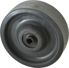 Albion - 6 Inch Diameter x 2 Inch Wide, Polyurethane Caster Wheel - 1,400 Lb. Capacity, 2-7/16 Inch Hub Length, 1/2 Inch Axle Diameter, Precision Ball Bearing - Eagle Tool & Supply