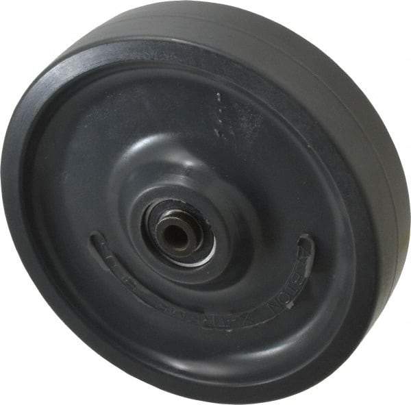 Albion - 8 Inch Diameter x 2 Inch Wide, Polyurethane Caster Wheel - 1,200 Lb. Capacity, 2-7/16 Inch Hub Length, 1/2 Inch Axle Diameter, Precision Ball Bearing - Eagle Tool & Supply