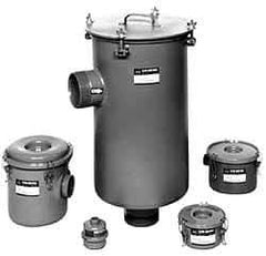 Made in USA - 5" Port, 28" High x 18" Wide, Flange FRL Filter - 800 SCFM, 220°F Max - Eagle Tool & Supply