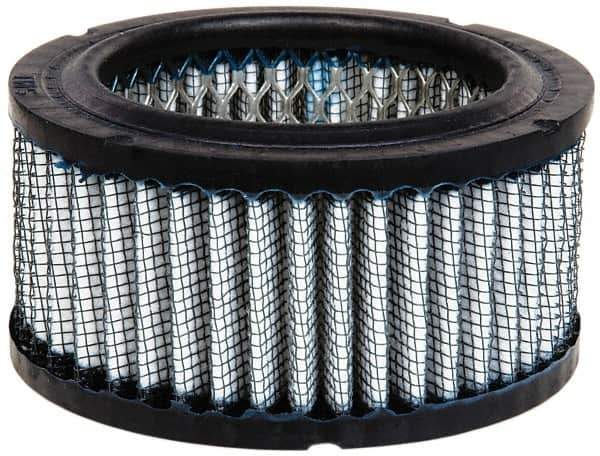 Made in USA - Replacement Filter Element - 2-5/16" High x 4-3/8" Wide, For Use with Air Intake Filters - Eagle Tool & Supply