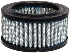 Made in USA - Replacement Filter Element - 2-5/16" High x 4-3/8" Wide, For Use with Air Intake Filters - Eagle Tool & Supply
