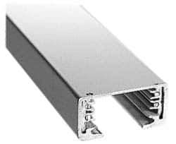 Hubbell Lighting - 8" OAL, Aluminum White Light Fixture Track Rail Section - For Use with One/Two Circuit Track Rail Components, CSA NRTL/C Listed - Eagle Tool & Supply