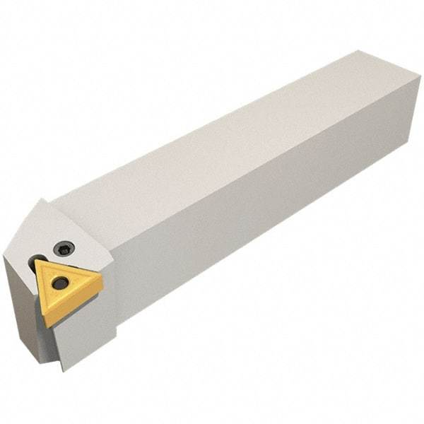 Iscar - PTGN, Left Hand Cut, 91° Lead Angle, 20mm Shank Height x 20mm Shank Width, Negative Rake Indexable Turning Toolholder - 125mm OAL, Series Isoturn - Eagle Tool & Supply