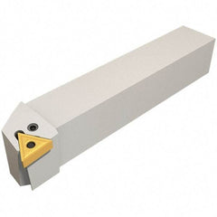 Iscar - PTGN, Left Hand Cut, 91° Lead Angle, 20mm Shank Height x 20mm Shank Width, Negative Rake Indexable Turning Toolholder - 125mm OAL, Series Isoturn - Eagle Tool & Supply