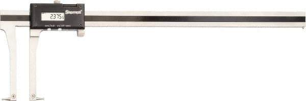 Starrett - 0 to 350mm Range, 0.01mm Resolution, Electronic Caliper - Stainless Steel with 93.98mm Stainless Steel Jaws, 0.02mm Accuracy, SPC Output - Eagle Tool & Supply