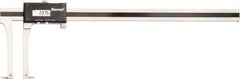 Starrett - 0 to 350mm Range, 0.01mm Resolution, Electronic Caliper - Stainless Steel with 93.98mm Stainless Steel Jaws, 0.02mm Accuracy, SPC Output - Eagle Tool & Supply