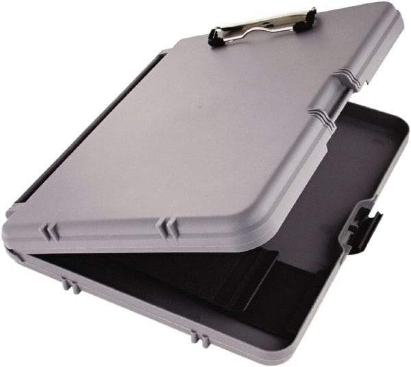 Saunders - 2-1/8" Long x 10-3/4" Wide, Clip Board - Charcoal & Gray - Eagle Tool & Supply