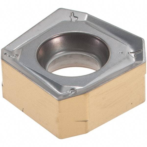 Iscar - S845 SNHU1305 MM Grade IC330 Carbide Milling Insert - TiCN/TiN Finish, 0.244" Thick, 13mm Inscribed Circle, 0.8mm Corner Radius - Eagle Tool & Supply