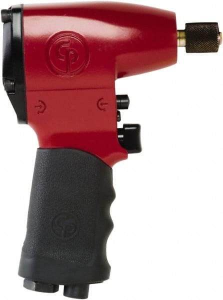 Chicago Pneumatic - 1/4" Drive, 7,000 RPM, 12 Ft/Lb Torque Impact Wrench - Pistol Grip Handle, 2,100 IPM, 8 CFM, 90 psi, 1/4" NPT Inlet - Eagle Tool & Supply