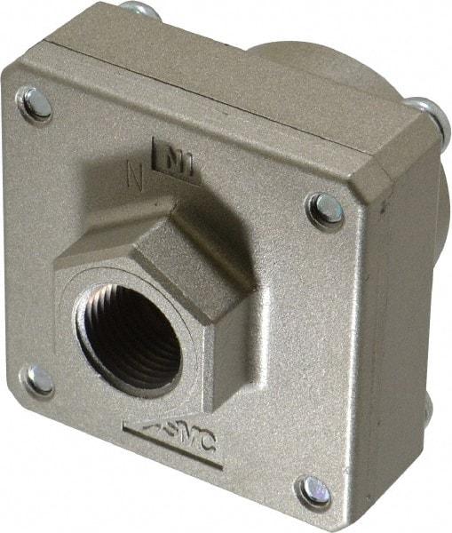 SMC PNEUMATICS - 3/8" NPTF Quick Exhaust Valve - 7 to 150 psi - Eagle Tool & Supply
