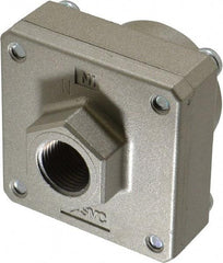 SMC PNEUMATICS - 3/8" NPTF Quick Exhaust Valve - 7 to 150 psi - Eagle Tool & Supply