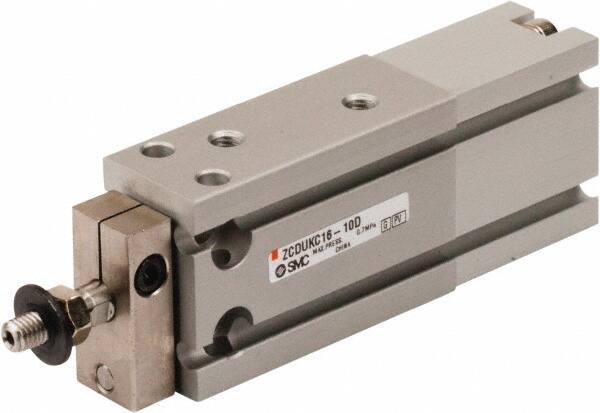 SMC PNEUMATICS - 16mm Bore x 10mm Stroke Vacuum Cylinder - 85 psi, 105.5mm OAL - Eagle Tool & Supply