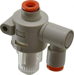 SMC PNEUMATICS - 1/4" Vacuum Suction Filter - 0.7 SCFM - Eagle Tool & Supply