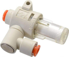 SMC PNEUMATICS - 1/4" Vacuum Suction Filter - 1.1 SCFM - Eagle Tool & Supply