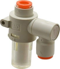 SMC PNEUMATICS - 3/8" Vacuum Suction Filter - 2.7 SCFM - Eagle Tool & Supply