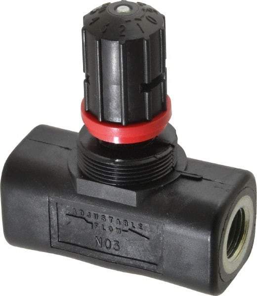 ARO/Ingersoll-Rand - 3/8" NPT Inline Needle Valve Valve - 0 to 200 psi - Eagle Tool & Supply
