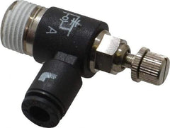 Legris - 1/8 Male NPT x 5/32" Tube OD Miniature Exhaust Valve - Eagle Tool & Supply