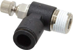 Legris - 1/8 Male NPT x 1/4" Tube OD Miniature Exhaust Valve - Eagle Tool & Supply