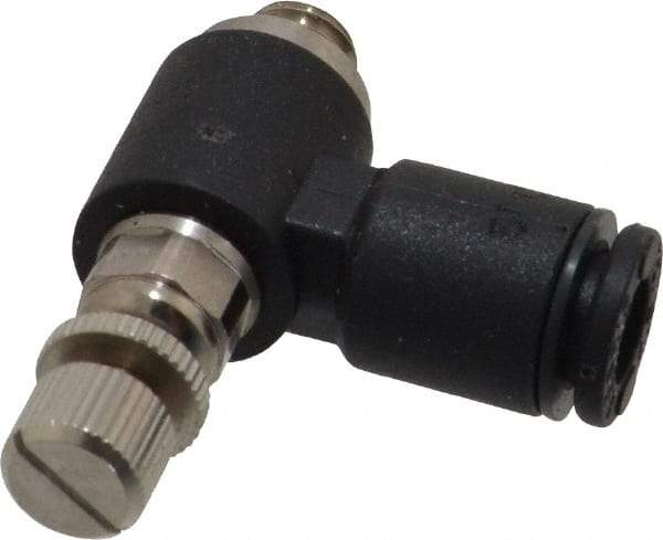 Legris - M5 BSPP x 4mm Tube OD Miniature Exhaust Valve - Eagle Tool & Supply