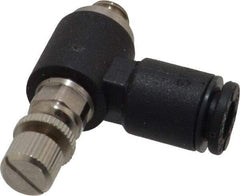 Legris - M5 BSPP x 4mm Tube OD Miniature Exhaust Valve - Eagle Tool & Supply