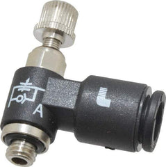 Legris - M5 BSPP x 6mm Tube OD Miniature Exhaust Valve - Eagle Tool & Supply