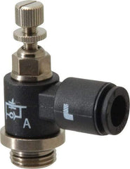 Legris - 1/8 BSPP x 6mm Tube OD Miniature Exhaust Valve - Eagle Tool & Supply