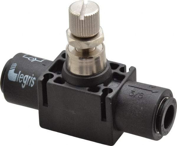 Legris - 3/8" Tube OD Inline Flow Control Valve - Eagle Tool & Supply