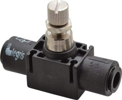 Legris - 3/8" Tube OD Inline Flow Control Valve - Eagle Tool & Supply