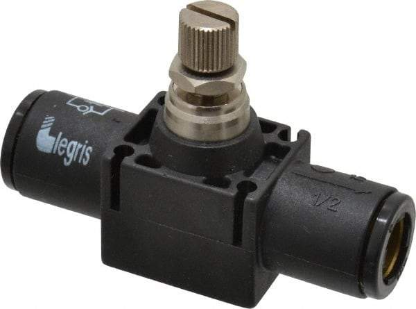 Legris - 1/2" Tube OD Inline Flow Control Valve - Eagle Tool & Supply