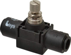 Legris - 12mm Tube OD Inline Flow Control Valve - Eagle Tool & Supply