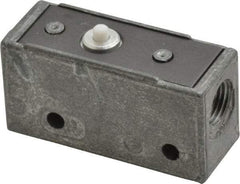 Mead - 3 Way Pilot Air Valve - 1/8" NPT Inlet, Pin Plunger - Eagle Tool & Supply