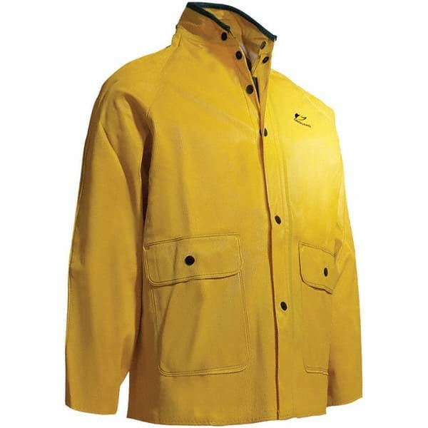 OnGuard - Size L Yellow Rain Jacket - Eagle Tool & Supply