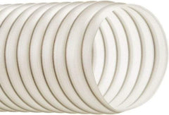 Hi-Tech Duravent - 5" ID, 17 Hg Vac Rating, 16 psi, Polyurethane Vacuum & Duct Hose - 25' Long, Black, 3-1/2" Bend Radius, -65 to 200°F - Eagle Tool & Supply