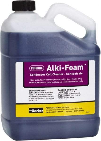 Parker - 5 Gal HVAC Coil Cleaner - For Cleaning Fin & Tube Surfaces of Outdoor A/C & Refrigeration Condensers Additional Information Outdoor Condenser Coil Cleaner - Eagle Tool & Supply