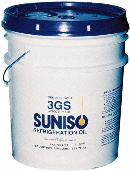 Parker - 5 Gallon Pail Mineral Oil Refrigeration Oil - 32 ISO - Eagle Tool & Supply