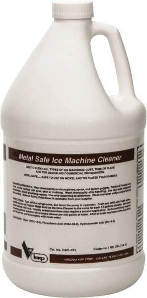 Parker - 1 Gal Ice Machine Cleaner - For Ice Machines: Cube, Tube, Flake & Commercial Dishwasher - Eagle Tool & Supply