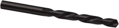 Guhring - 6.2mm 118° Cobalt Jobber Drill - Bright Finish, Left Hand Cut, Spiral Flute, 101mm OAL, Cone Relief Point - Eagle Tool & Supply