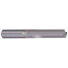 Kennametal - 6.4mm, 130° Point, Solid Carbide Straight Flute Drill Bit - Eagle Tool & Supply