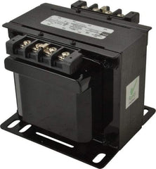 Sola/Hevi-Duty - 1 Phase, 0.35 kVA, Control Transformer - 2 Input, 1 Output Winding, 60 Hz, 5.53 Inch Deep x 4.53 Inch High, 131°F Temp Rise - Eagle Tool & Supply