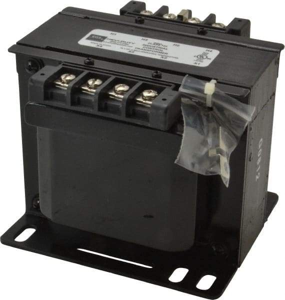 Sola/Hevi-Duty - 1 Phase, 1/4 kVA, Control Transformer - 2 Input, 1 Output Winding, 50/60 Hz, 5.53 Inch Deep x 4.53 Inch High, 131°F Temp Rise - Eagle Tool & Supply