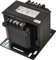Sola/Hevi-Duty - 1 Phase, 1 kVA, Control Transformer - 2 Input, 1 Output Winding, 60, 50/60 at 220 V x 440 V, 50/60 at 230 V x 460 V Hz, 7.36 Inch Deep x 5.56 Inch High, 131°F Temp Rise - Eagle Tool & Supply