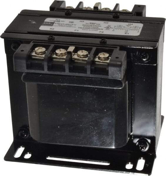 Sola/Hevi-Duty - 1 Phase, 0.15 kVA, Control Transformer - 2 Input, 1 Output Winding, 60, 50/60 at 220 V x 440 V, 50/60 at 230 V x 460 V Hz, 4.48 Inch Deep x 3.89 Inch High, 131°F Temp Rise - Eagle Tool & Supply